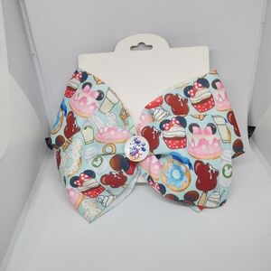 Hand Crafted Sweet Treats Kids Hair Bow - Multicolor Disney Themed